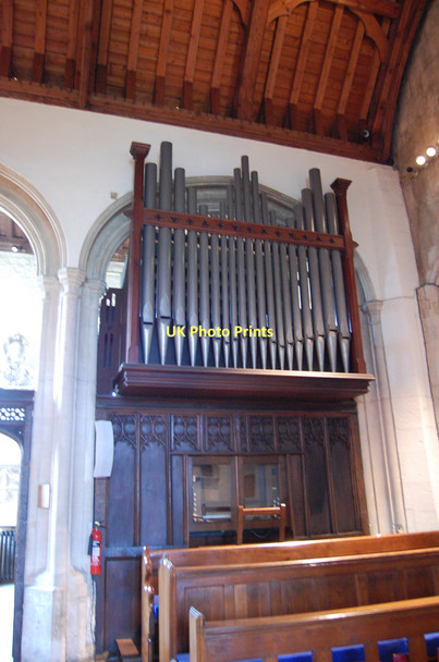 Photo 6"x4" Organ in St John the Baptist, Burford Burford\/SP2512 c2011