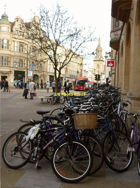 Photo 6"x4" Bicycles at Carfax Oxford\/SP5106 c2011