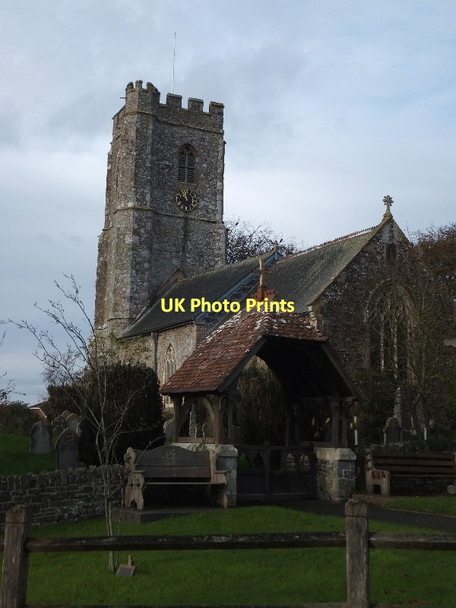 Photo 6"x4" Lapford church Lapford c2011