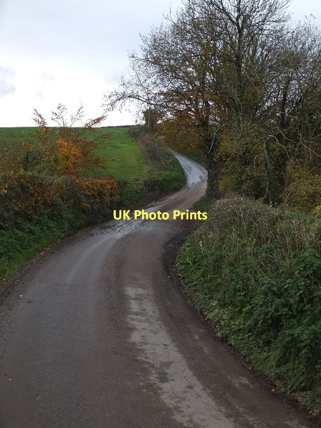 Photo 6"x4" Road from Eastington to Lapford crossing a stream Eastington\/SS7409 c2011