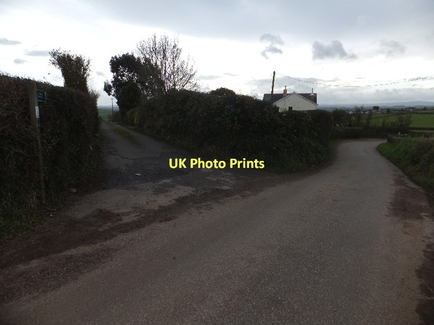 Photo 6"x4" Public footpath and track to Parsonage Farm Eastington\/SS7409 c2011