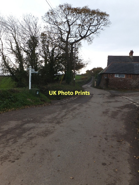 Photo 6"x4" Kelland Cross Lapford Cross c2011