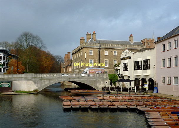 Photo 6"x4" River Cam and Silver Street Bridge, Cambridge Cambridge\/TL4658 c2011