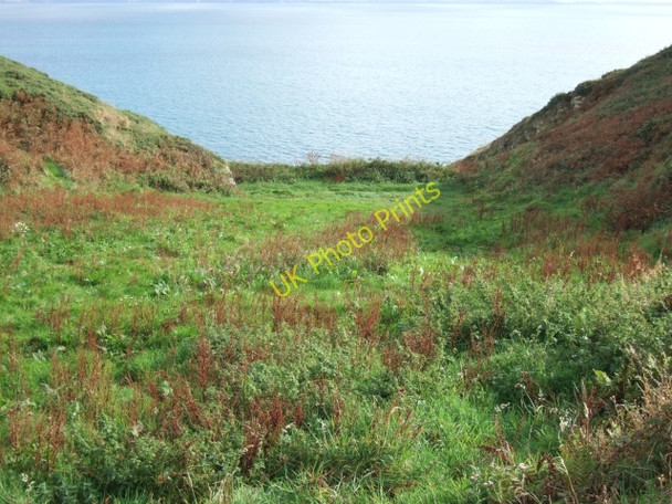 Photo 6"x4" Valley from Trelerw to sea Llandruidion\/SM7824 c2009