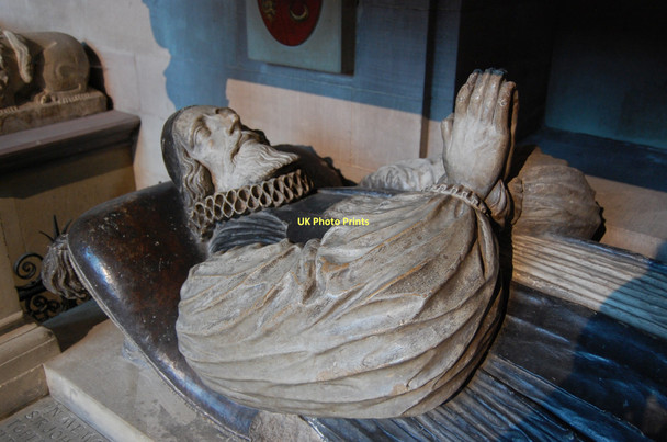 Photo 6"x4" Effigy of George Coke, Hereford Cathedral Hereford c2011