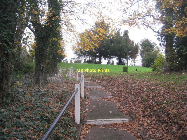 Photo 6"x4" Steps to St. Helen's church Lea\/SK8286 c2011