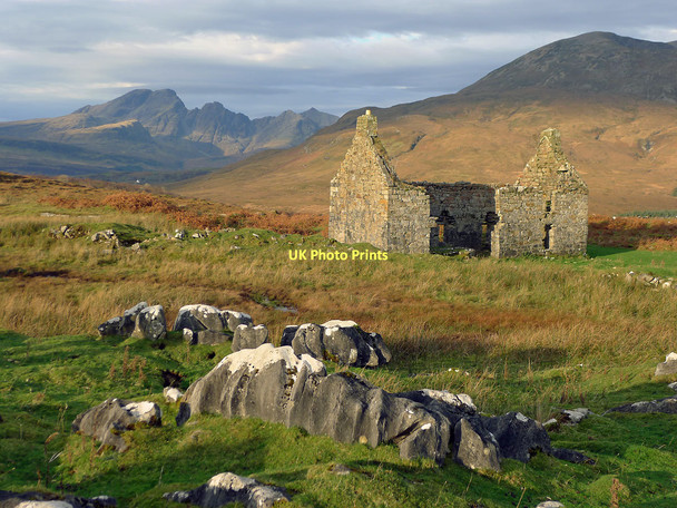 Photo 6"x4" The best preserved building in the old village of Kilchrist Torrin\/Na Torrin c2011