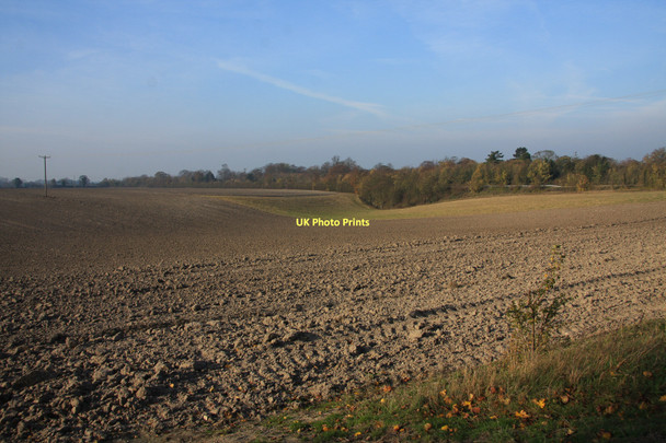 Photo 6"x4" Minor dry valley near Swaffham Prior Commercial End c2011