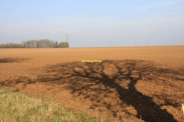 Photo 6"x4" Ploughed field off Cadenham Road Swaffham Bulbeck c2011