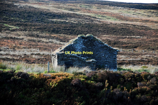 Photo 6"x4" Derelict building near Dowsgarth Heddle c2010