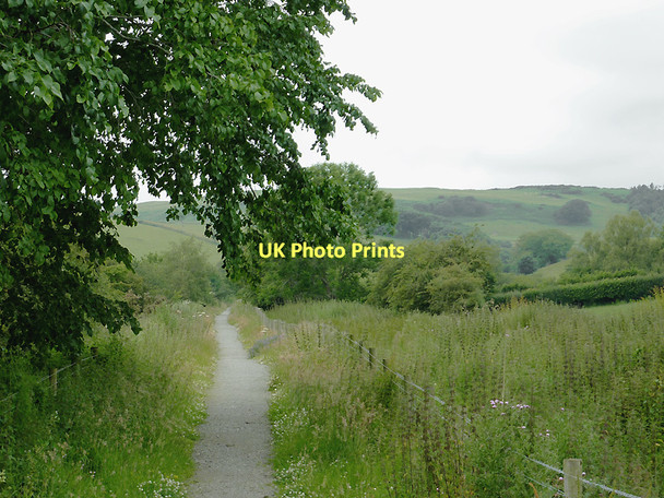 Photo 6"x4" Footpath and cycle route near Ystradmeurig, Ceredigion Ystradmeurig c2011