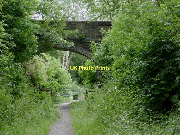 Photo 6"x4" Dismantled railway and bridge near Ystradmeurig, Ceredigion Ystradmeurig c2011