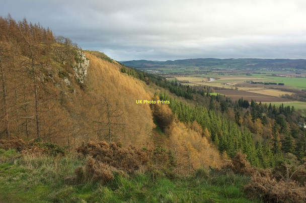 Photo 6"x4" View east from Moncreiffe Fort Bridge of Earn c2011