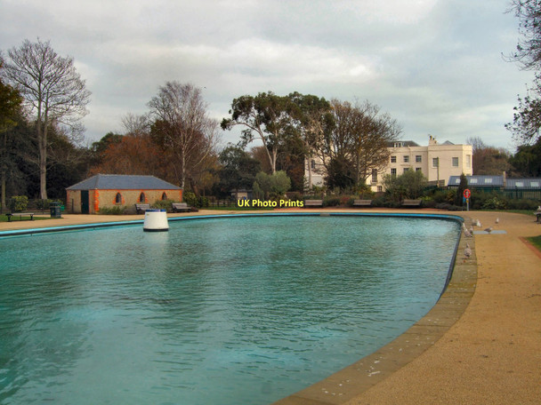 Photo 6"x4" Boating Lake - Hotham Park Bognor Regis c2011