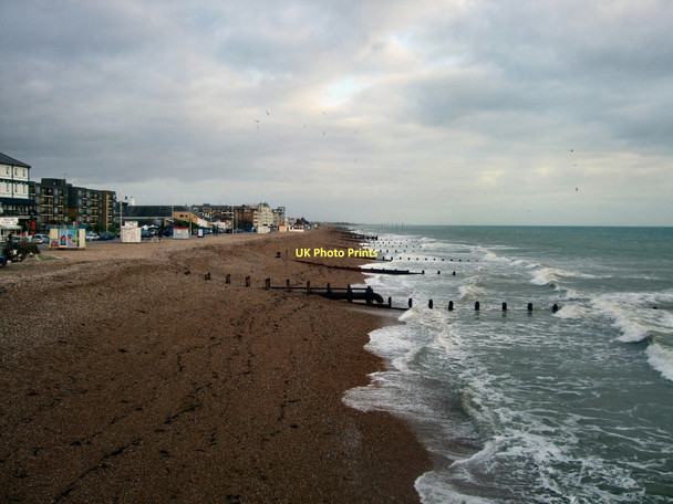 Photo 6"x4" Bognor Regis - view east from the pier Bognor Regis c2011