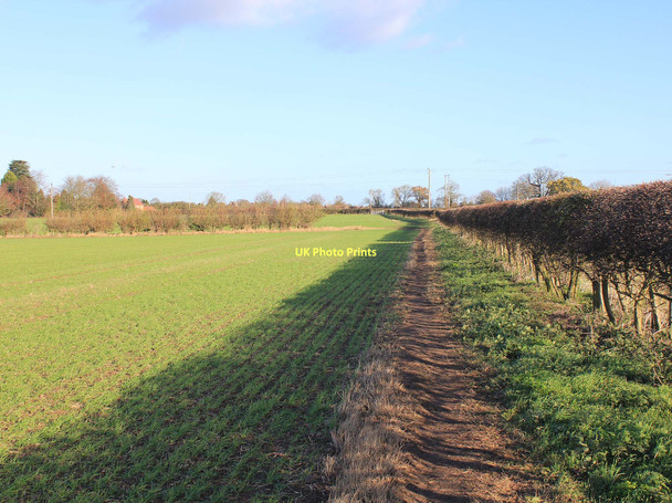 Photo 6"x4" Footpath to Harbury Harbury c2011