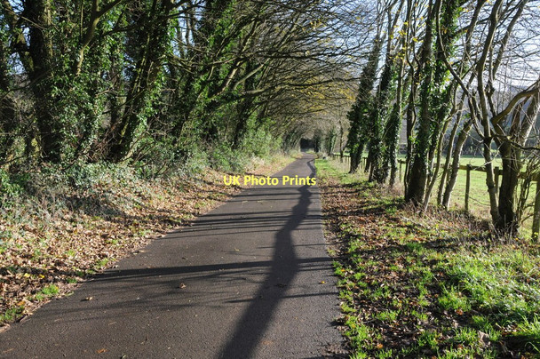 Photo 6"x4" Road to Througham Battlescombe c2011