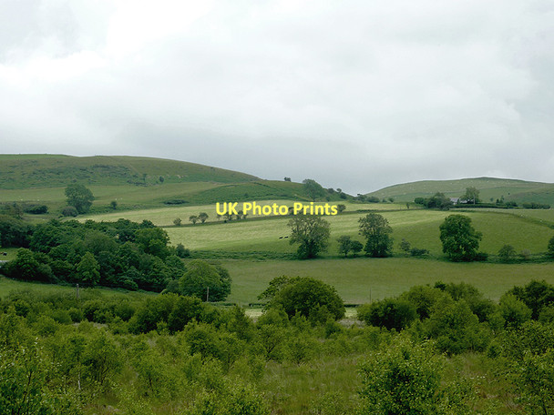 Photo 6"x4" Farm land south-west of Pontrhydfendigaid, Ceredigion Swyddffynnon c2010