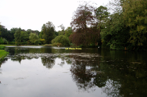 Photo 6"x4" Lake at Bolwick Hall, Marsham Fengate\/TG1924 c2004