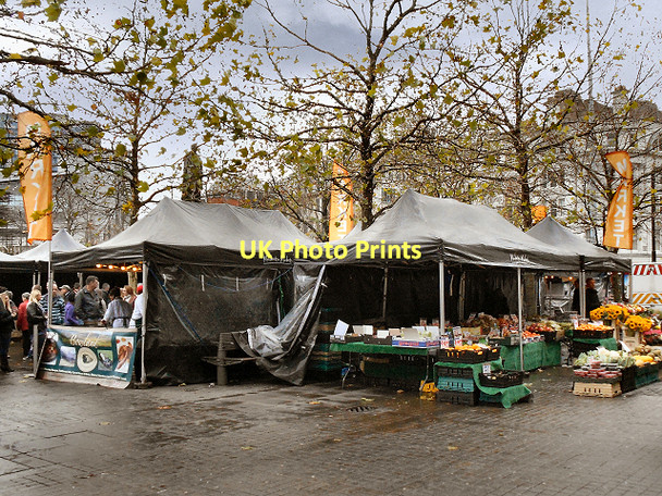 Photo 6"x4" Manchester Christmas Markets, Piccadilly Gardens Manchester c2011