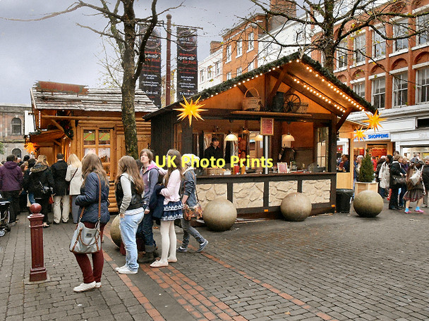 Photo 6"x4" Christmas Market, St Ann's Square Manchester c2011