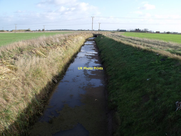 Photo 6"x4" Catchwater drain, off Middlemarch road Burgh le Marsh c2011