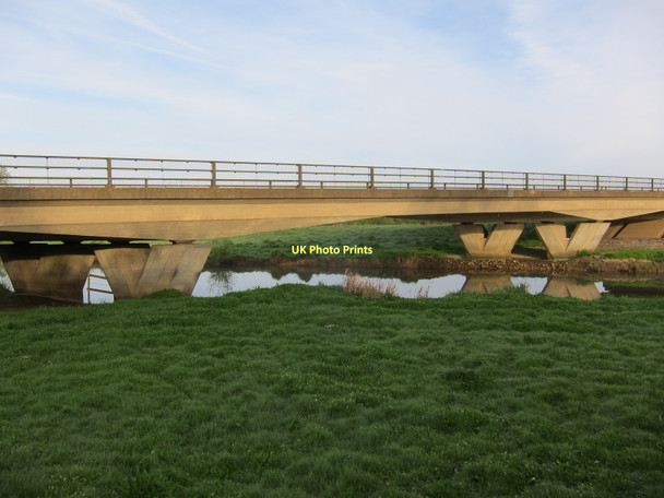 Photo 6"x4" A142 bridge at Mepal Mepal c2011