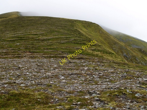 Photo 6"x4" Rock terraces,  SE ridge, Sgurr a' Choire Ghlais Coire Glas M\u00f2r c2009