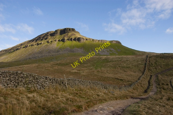 Photo 6"x4" The footpath up Pen-y-Ghent Brackenbottom c2009