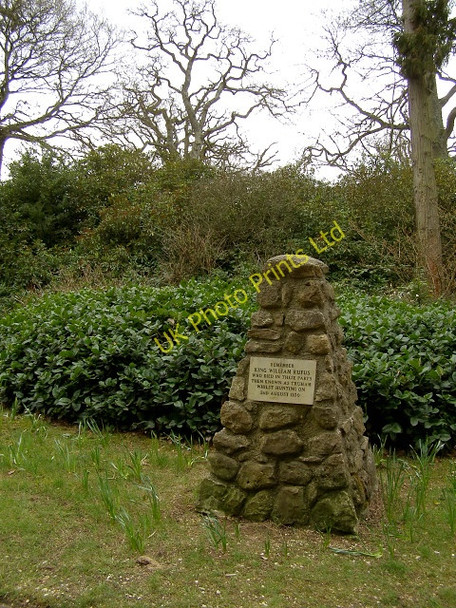 Photo 6"x4" The other Rufus Stone, Beaulieu, New Forest Beaulieu c2006