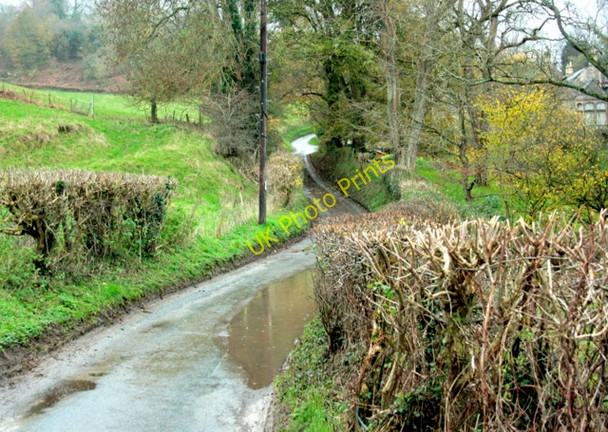 Photo 6"x4" 2009 : Leigh Lane in the rain St Catherine c2009