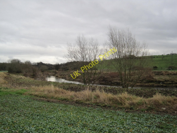 Photo 6"x4" River Wear and farmland near Durham City Durham c2009