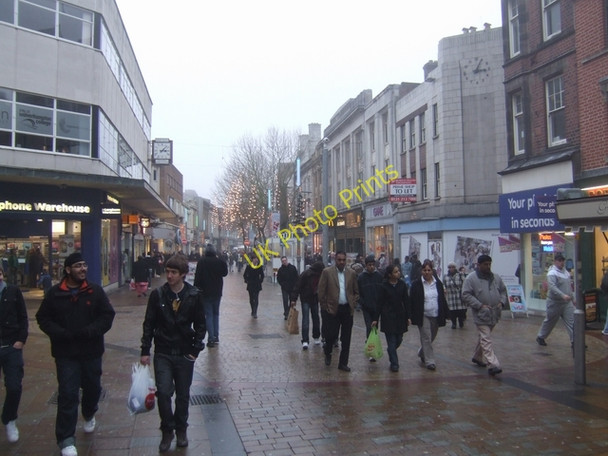 Photo 6"x4" Christmas Eve 2009 in Dudley Street Wolverhampton c2009