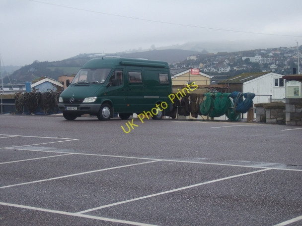 Photo 6"x4" Car park and drying nets, Teignmouth Teignmouth c2009
