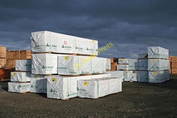 Photo 6"x4" Packaged Timber at Old Ferry Wharf Barrow Haven c2009