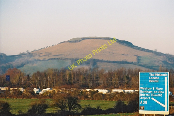 Photo 6"x4" Brent Knoll with M5 Signage Brent Knoll\/ST3350 c2002