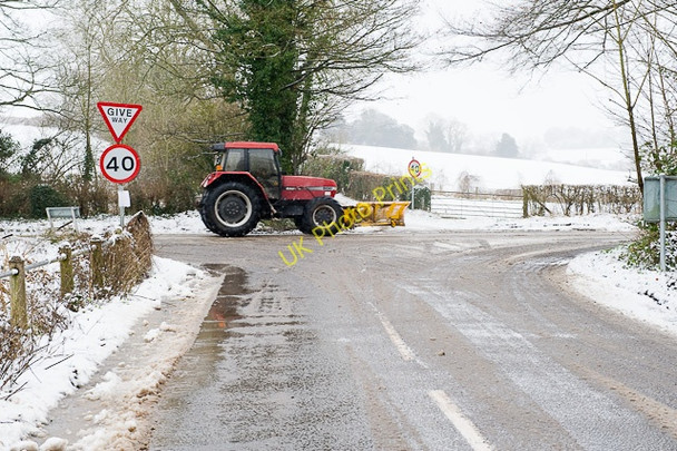 Photo 6"x4" Junction of Hazeley Road with the Morestead Road Morestead c2010