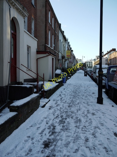 Photo 6"x4" Snow on University Street Belfast c2010