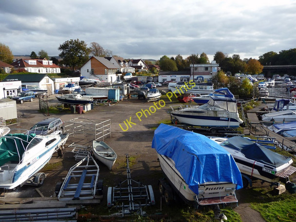 Photo 6"x4" Loch Lomond Marina - boatyard near Balloch Bridge Alexandria c2009