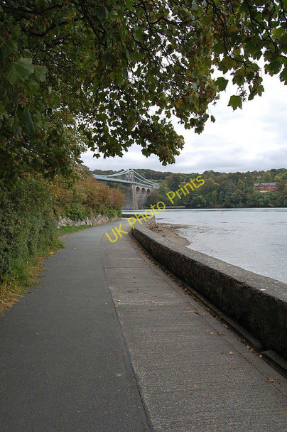 Photo 6"x4" Footpath beside Menai Strait Bangor\/SH5771 c2009