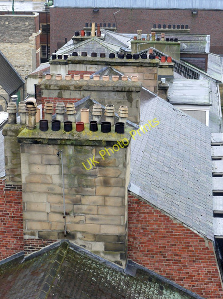 Photo 6"x4" Roofs and chimneys, Eldon Square Newcastle upon Tyne c2010