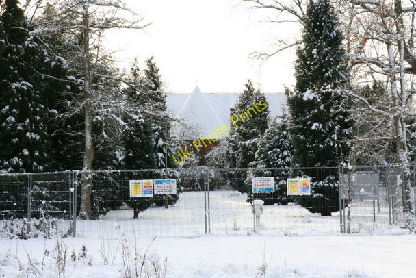 Photo 6"x4" Fenced off road Cholsey c2010