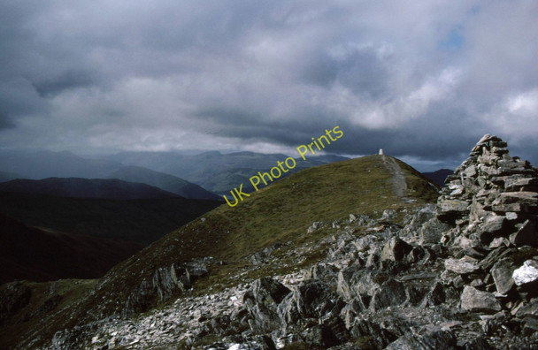 Photo 6"x4" Summit cairn on Ben Vorlich Ben Vorlich\/NN6318 c1985