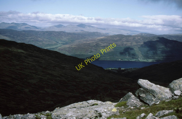 Photo 6"x4" View north from summit of Ben Vorlich Bealach an Dubh Choirein c1985