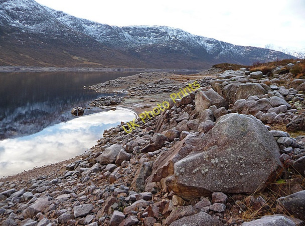 Photo 6"x4" Shoreline of Loch Cluanie's 'non-island' Loch Cluanie\/NH1409 c2010