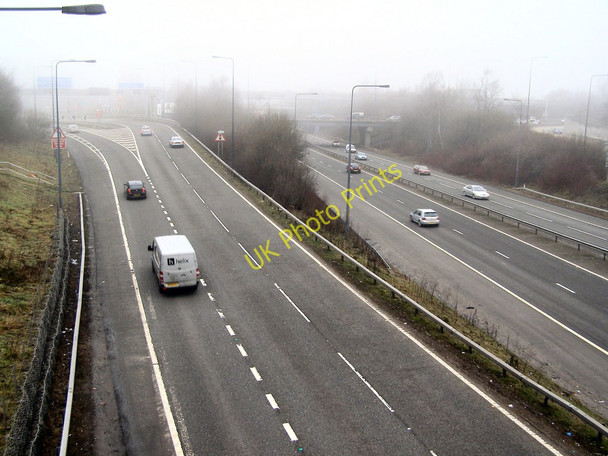 Photo 6"x4" M60 Slip road, Junction 18 Simister Island Whitefield\/SD8106 c2010