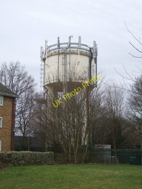 Photo 6"x4" Redundant water tower Essington c2010