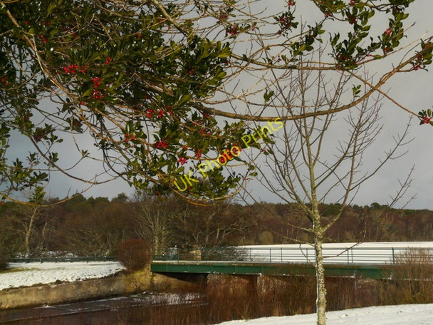 Photo 6"x4" Bridge across the outflow from Loch Evelix Clashmore\/NH7489 c2010