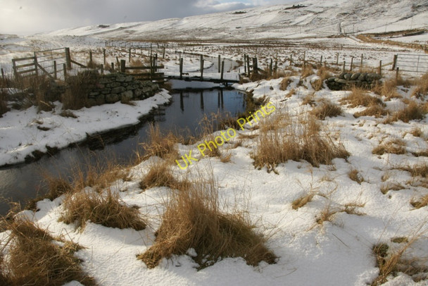 Photo 6"x4" Norwick meadows in the snow Kirkaton c2010