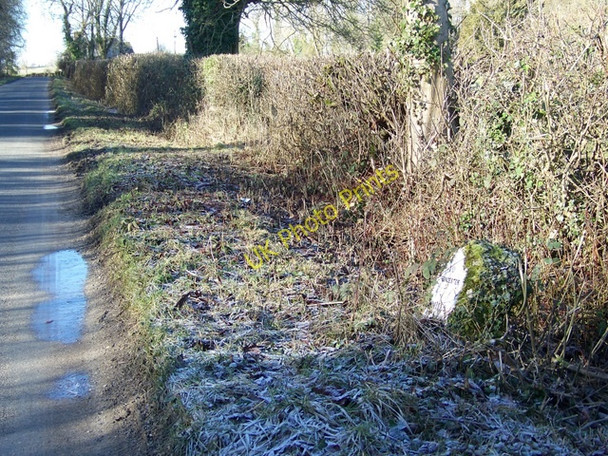 Photo 6"x4" Milestone, Akeman Street Quenington c2010